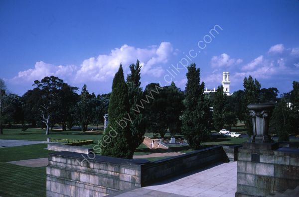 View of Melbourne Park from War Memorial, Melbourne